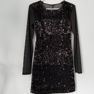 Cocktail sequined dress